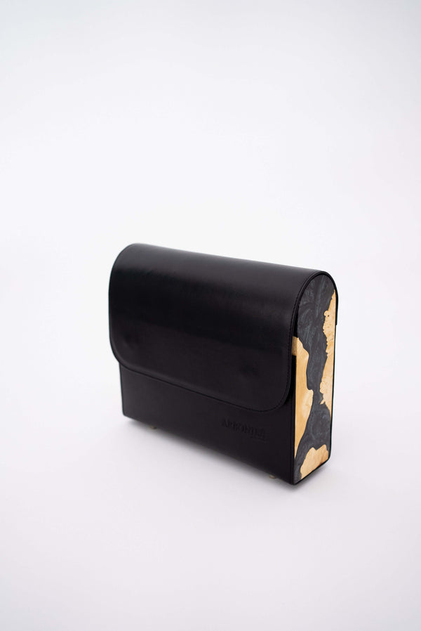 ARBONIES Lanzarote handbag - ARBONIES exclusive handbag resin wood leather