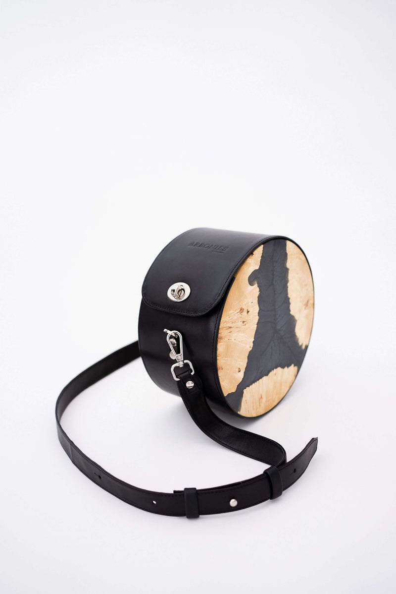 ARBONIES Surtsey handbag - ARBONIES exclusive handbag resin wood leather